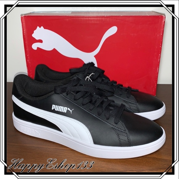 PUMA Men’s Smash V2 SoftFoam+ Leather Sneakers - Picture 10 of 10